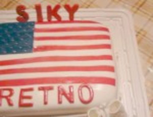 US Flag Cake